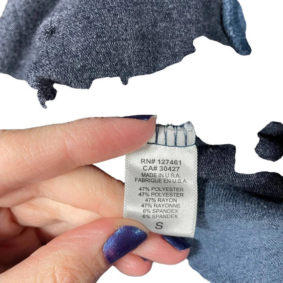 Wildfox Pizza Party Baggy Beach Jumper Sweater Blue Size Small - Picture 7 of 8